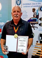 Zlata medalja in pokal za najboljšo inovacijo Srečku Pisniku 2